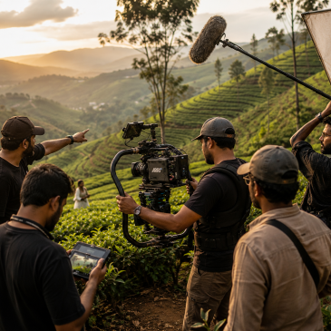 Behind the scenes at tea plantation